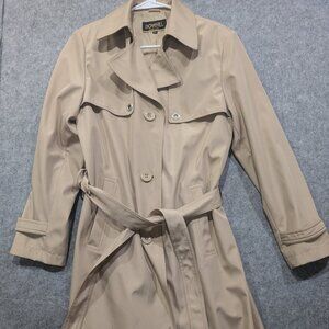 Novelti Adorable Junior Button down Trench Coat Beige Size 5/6